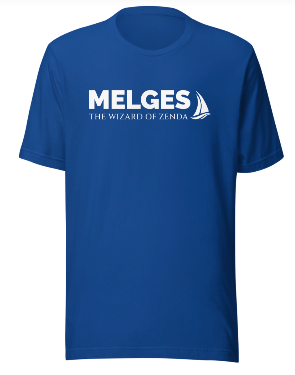 Wizard of Zenda Blue T-Shirt - Standard Logo