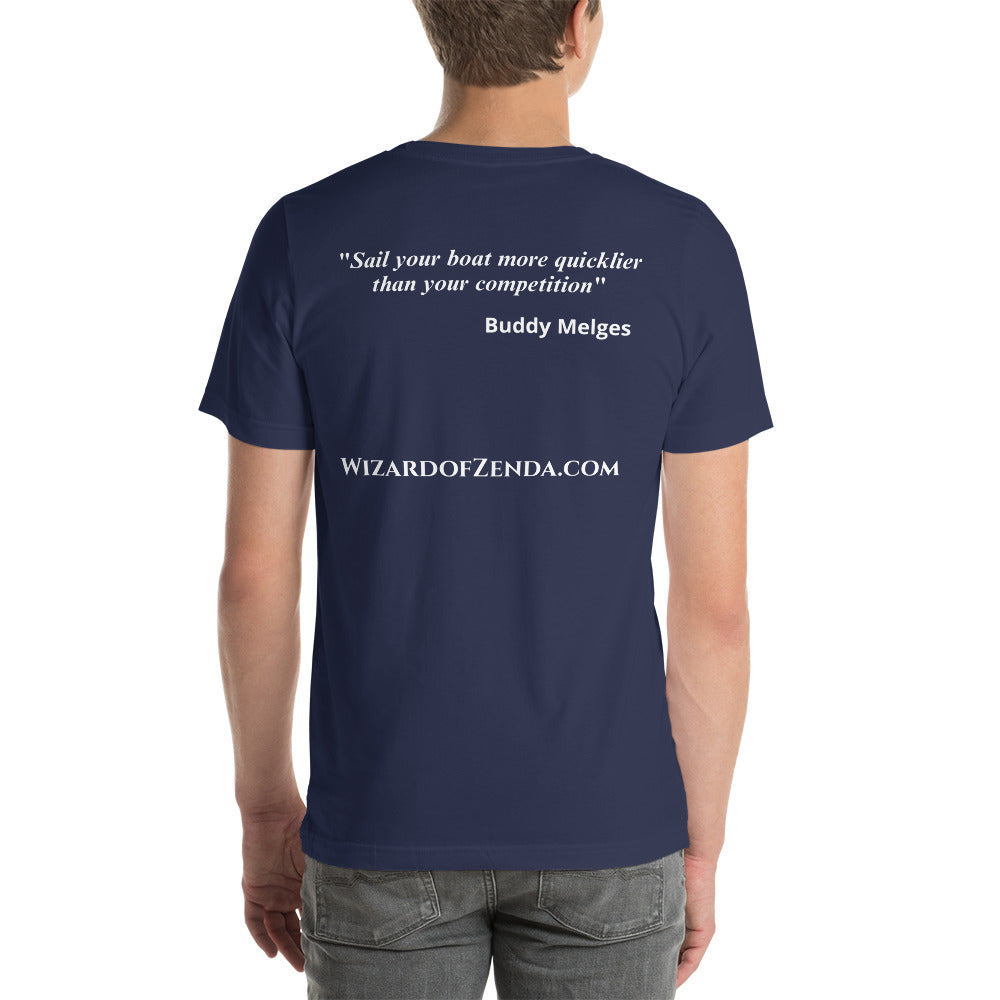 Wizard of Zenda T-shirt Standard Logo with quote on back