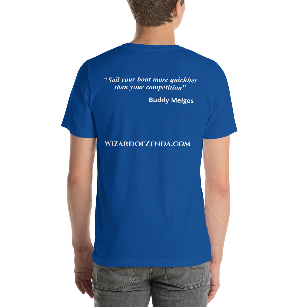 Wizard of Zenda T-shirt Standard Logo with quote on back